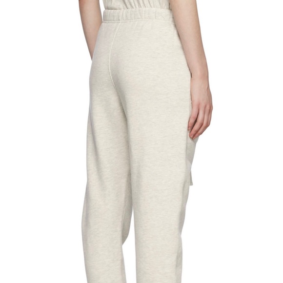 Essentials off white cotton lounge pants - Picture 2 of 3